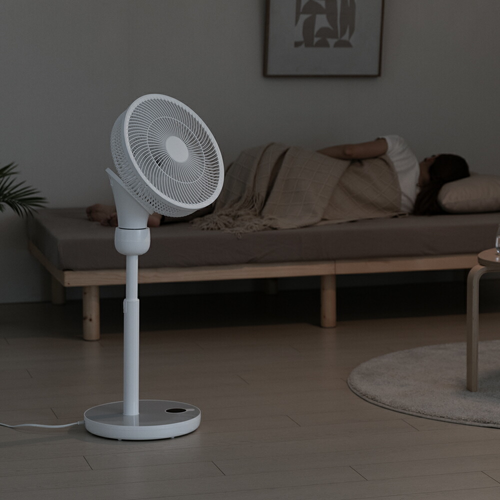 楽天市場】360°首振り DCモーター 扇風機 リモコン付き タイマー付き