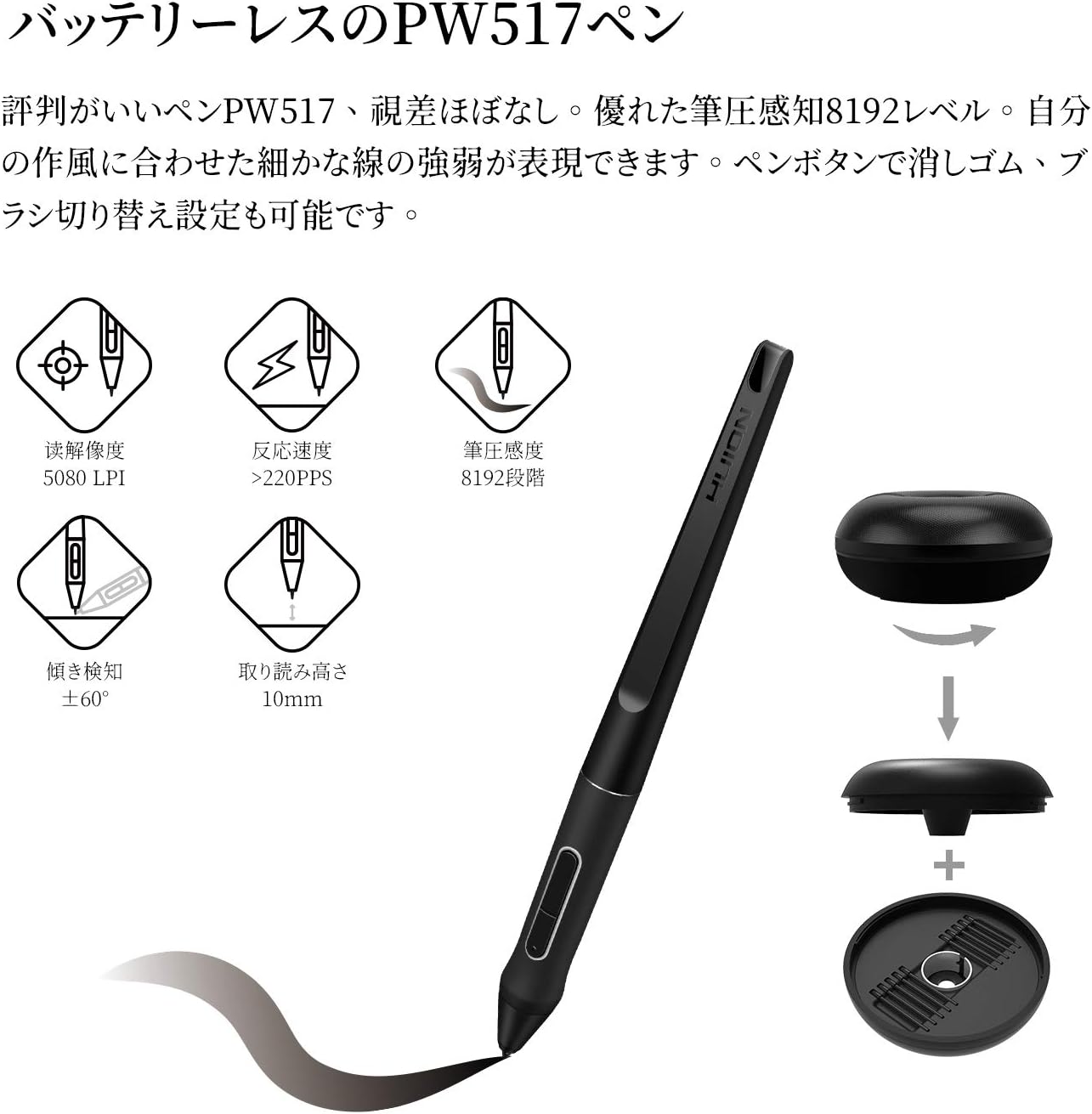 楽天市場】Inspiroy Keydial KD200 ペンタブレット 板タブ
