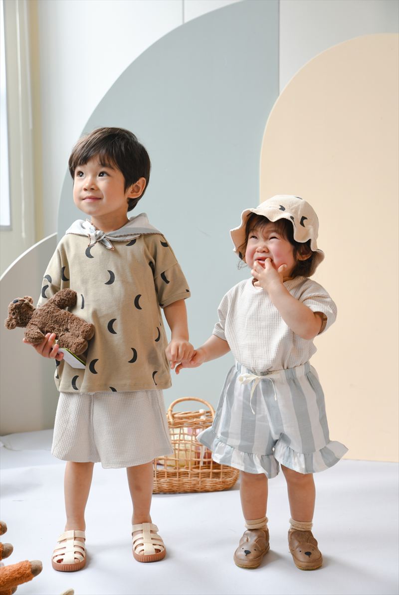 organic zoo Dusky Midnight Boxy T-Shirt｜月柄 半袖トップス（6-12