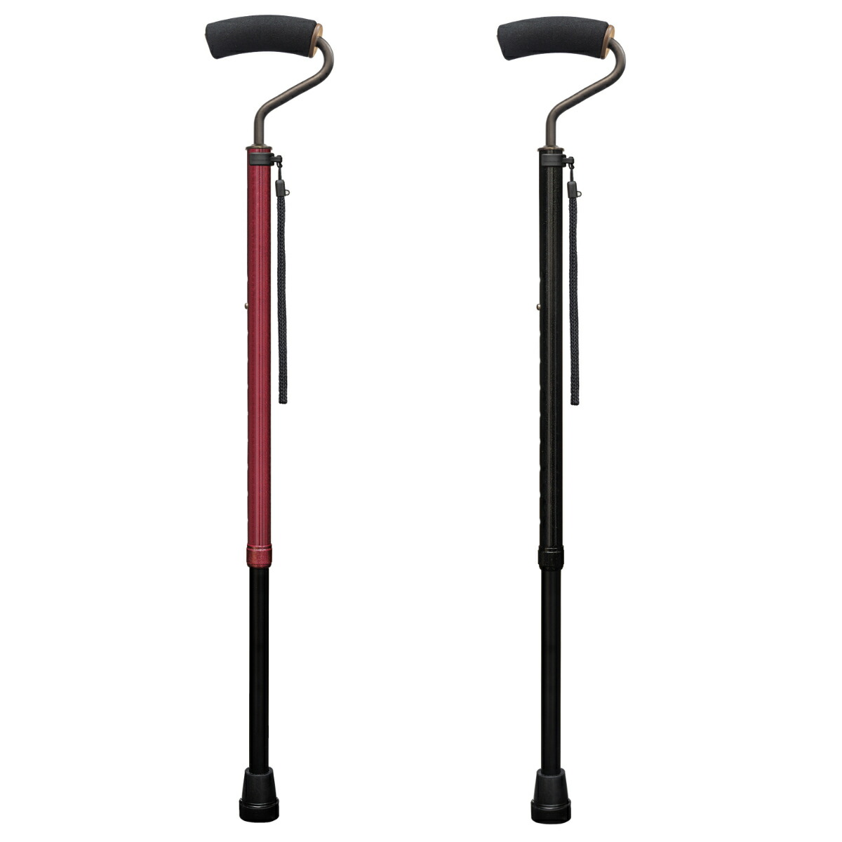 楽天市場】杖 手のひらフィット ステッキ 伸縮 軽量 おしゃれ 介護