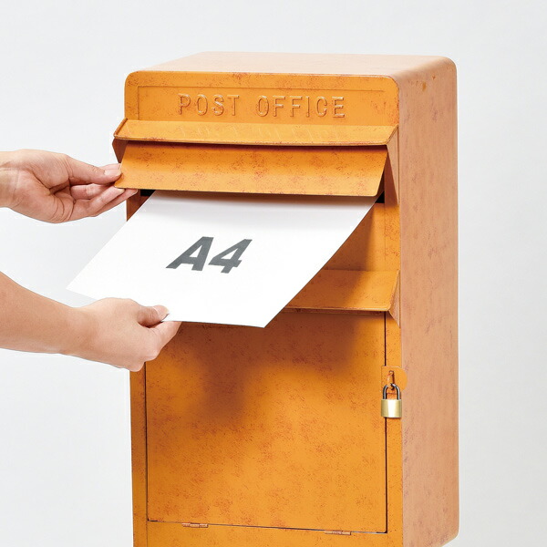 楽天市場】郵便ポスト スリムポスト ヴィンテージ （ 送料無料