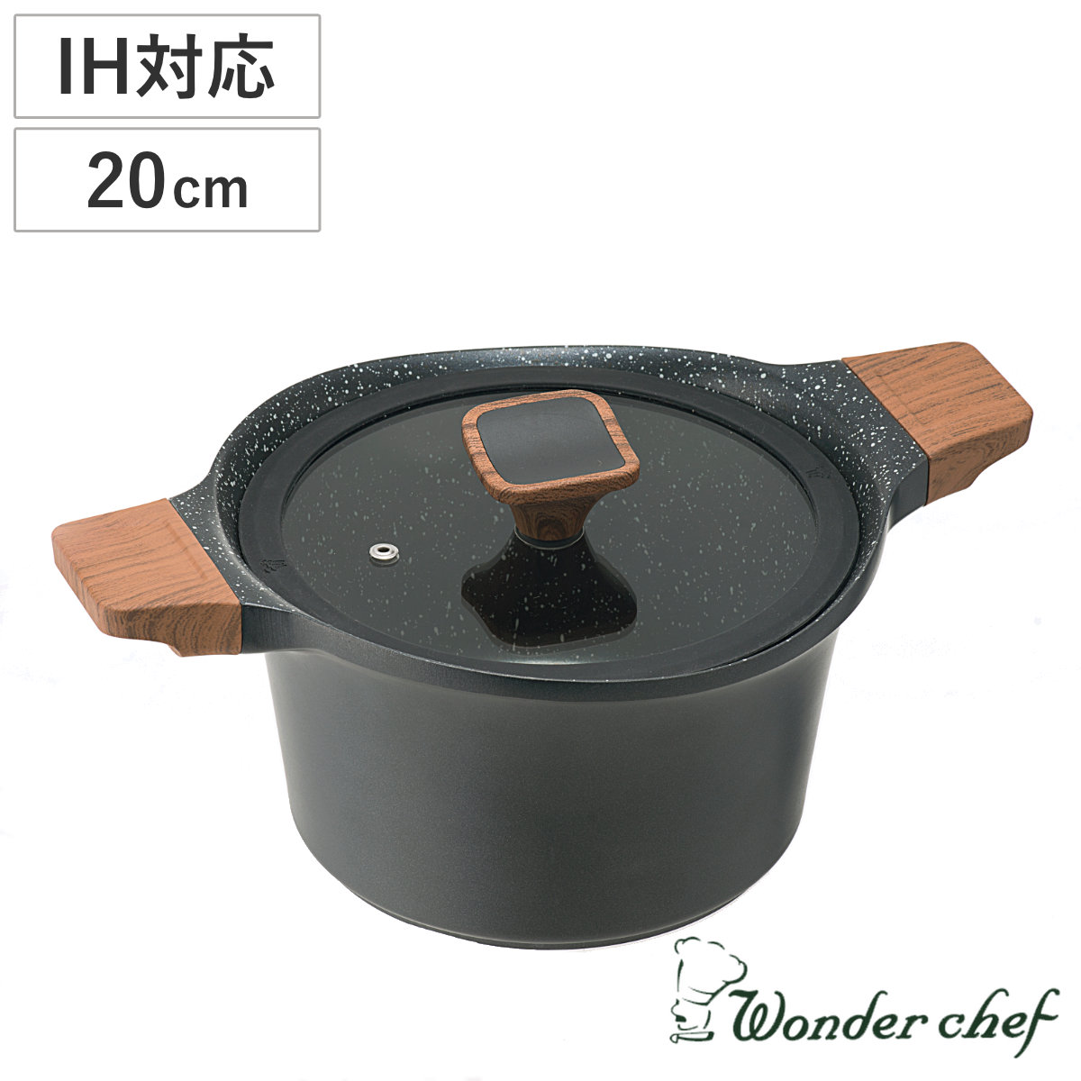 楽天市場】両手鍋 ことこと銅の煮込み鍋 20cm ガラス蓋付き ガス火専用