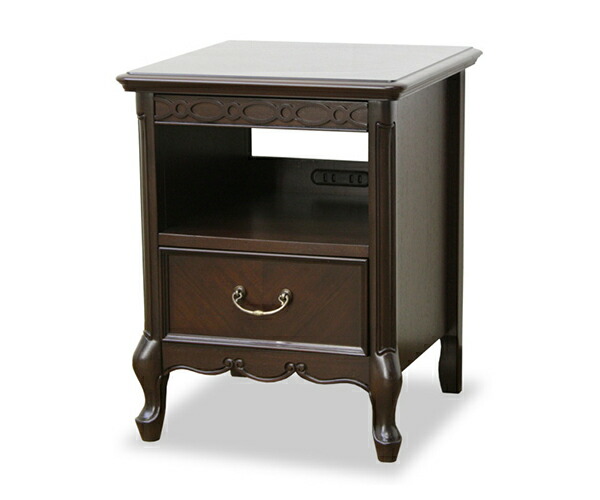 楽天市場】ナイトテーブル ベッドサイドボード クラシック調 猫脚