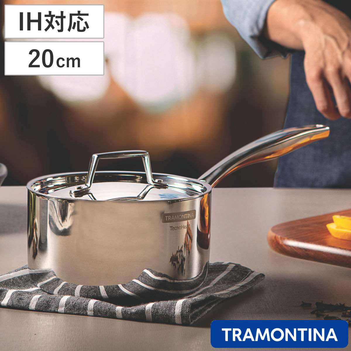 楽天市場】ソースパン 20cm IH対応 ステンレス製 グラーノ 片手鍋 ト