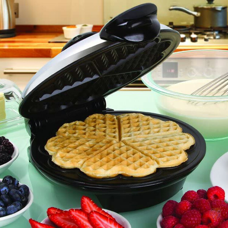 楽天市場】ハート型ワッフルメーカー Euro Cuisine WM520 ハート