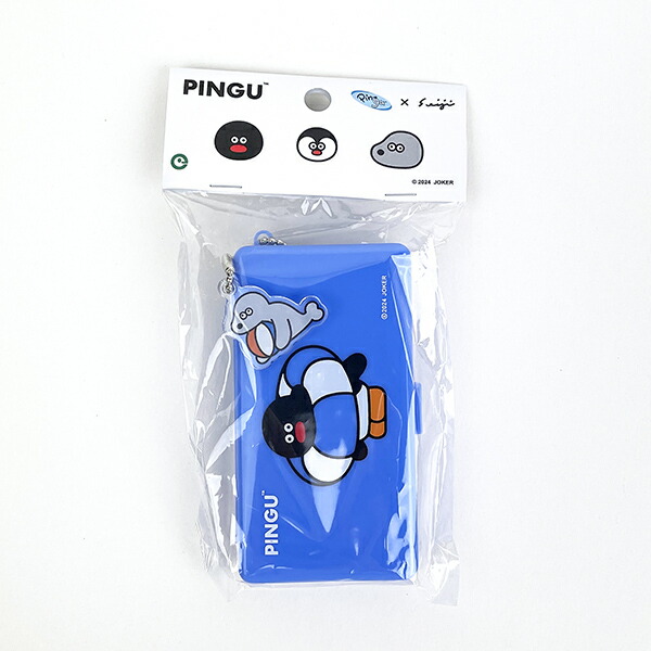 ピングー(PINGU)×松本セイジ ミニケース（Blue） 小物入れ 日本製