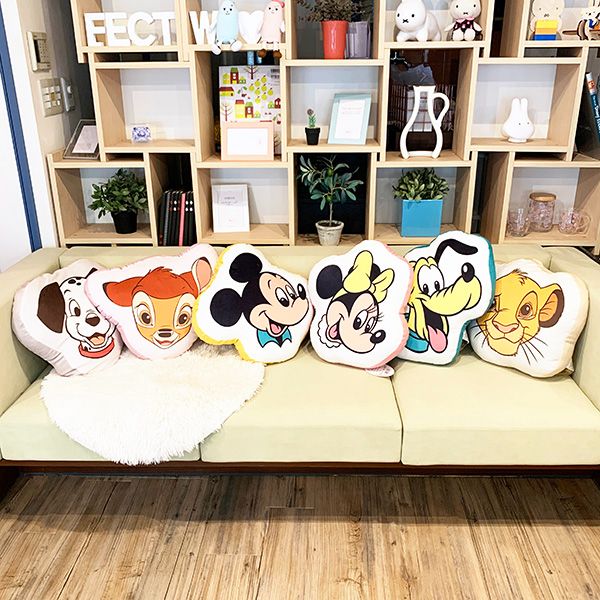 ディズニー 101匹わんちゃん もちもちフェイスクッション インテリア