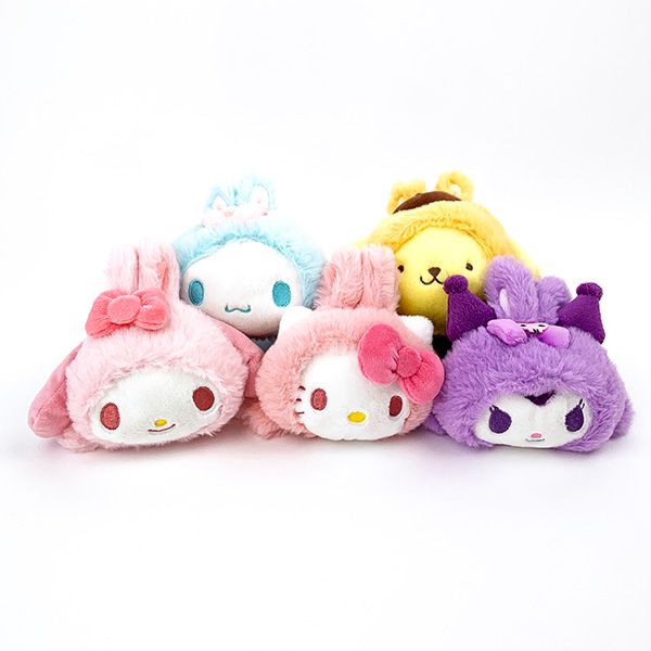 ハローキティ ふんわりうさぎ ぬいぐるみ マスコット インテリア