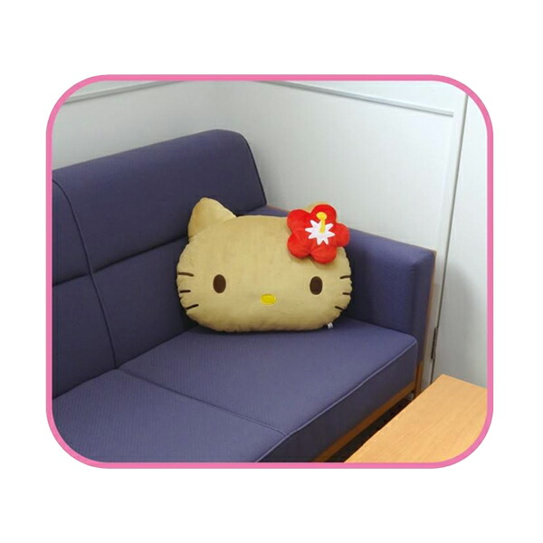 サンリオ ハローキティ 日焼けシリーズ フェイスクッション ピンク