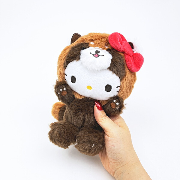 サンリオ ハローキティ (レッサーパンダ) SABぬいぐるみ バンザイ