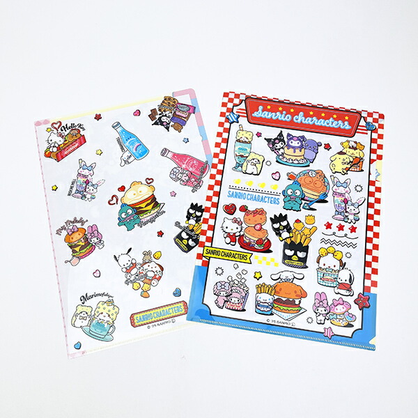 サンリオキャラクターズ A4クリアファイル2枚セット アメリカン
