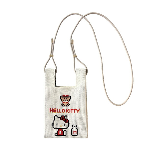 サンリオ ハローキティ ニットミニショルダーバッグ (Hello Kitty) Sanrio