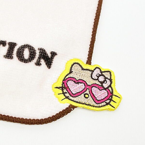 サンリオ ハローキティ 日焼け キティ 刺繍ハンドタオル アイス