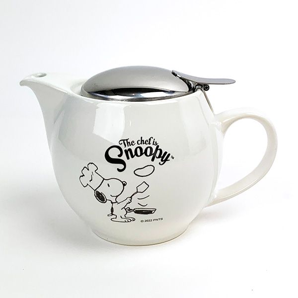 スヌーピー PEANUTS ティーポット シェフスヌーピー きゅうす WH 日本製