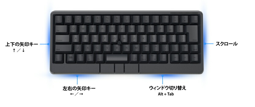 楽天市場】HHKB Studio 日本語配列/墨 メカニカルキーボード