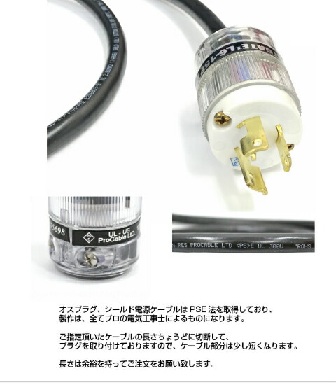 楽天市場】200V用超越重鉄タップ3個口（L6-15規格）【長さ】1.0m