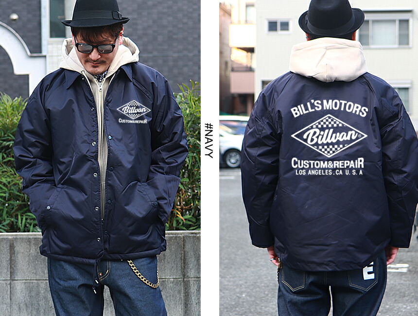 SALE】【冬物クリアランス】BILLVAN MOTORS 裏ボア・防寒 コーチ