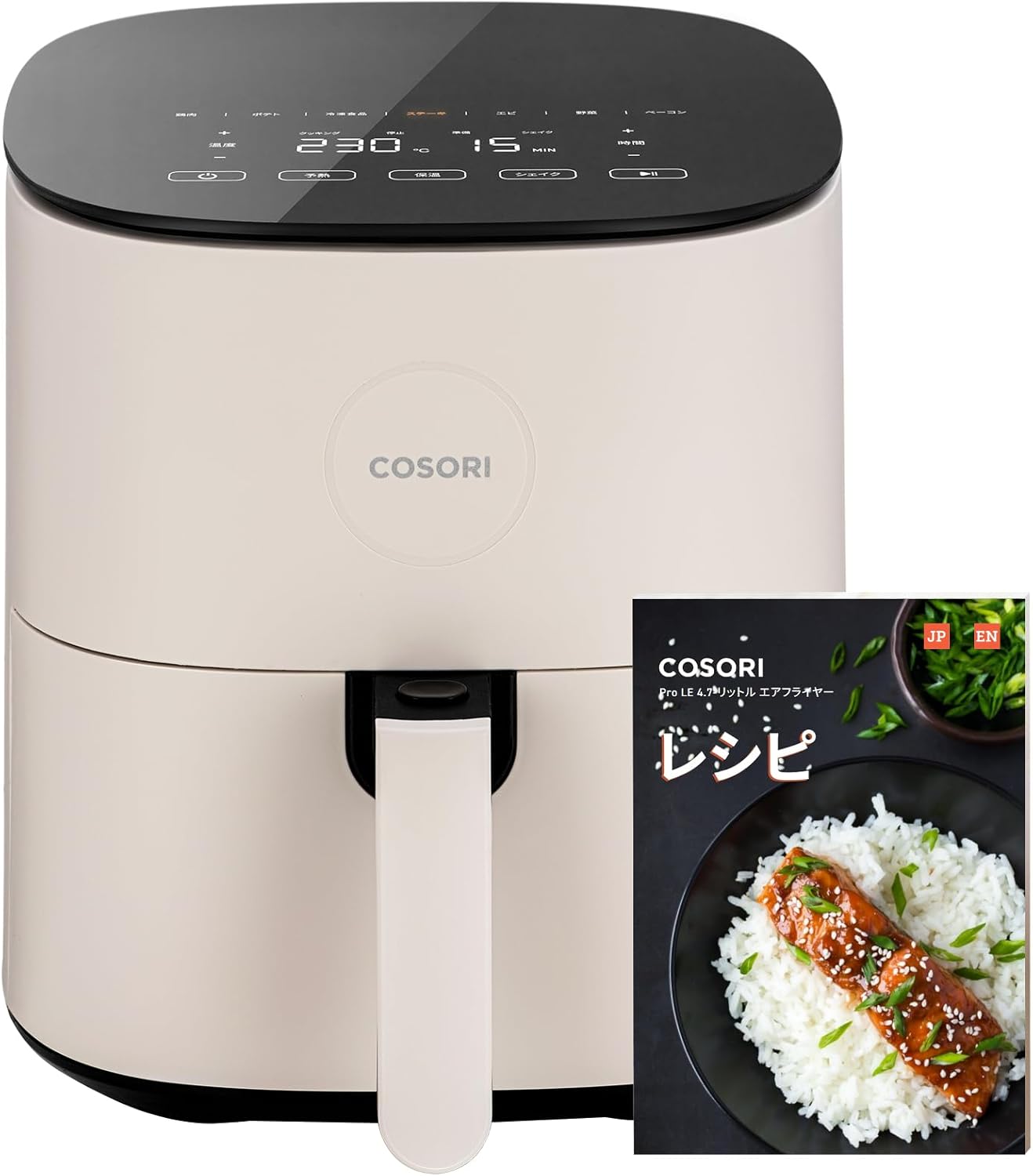 楽天市場】【100%抽選P】ノンフライヤー COSORI 4.7L CAF-L501-KJP
