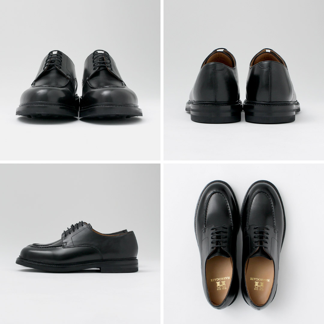 楽天市場】HARROGATE（ハロゲイト） Uチップ レザーシューズ / 革靴