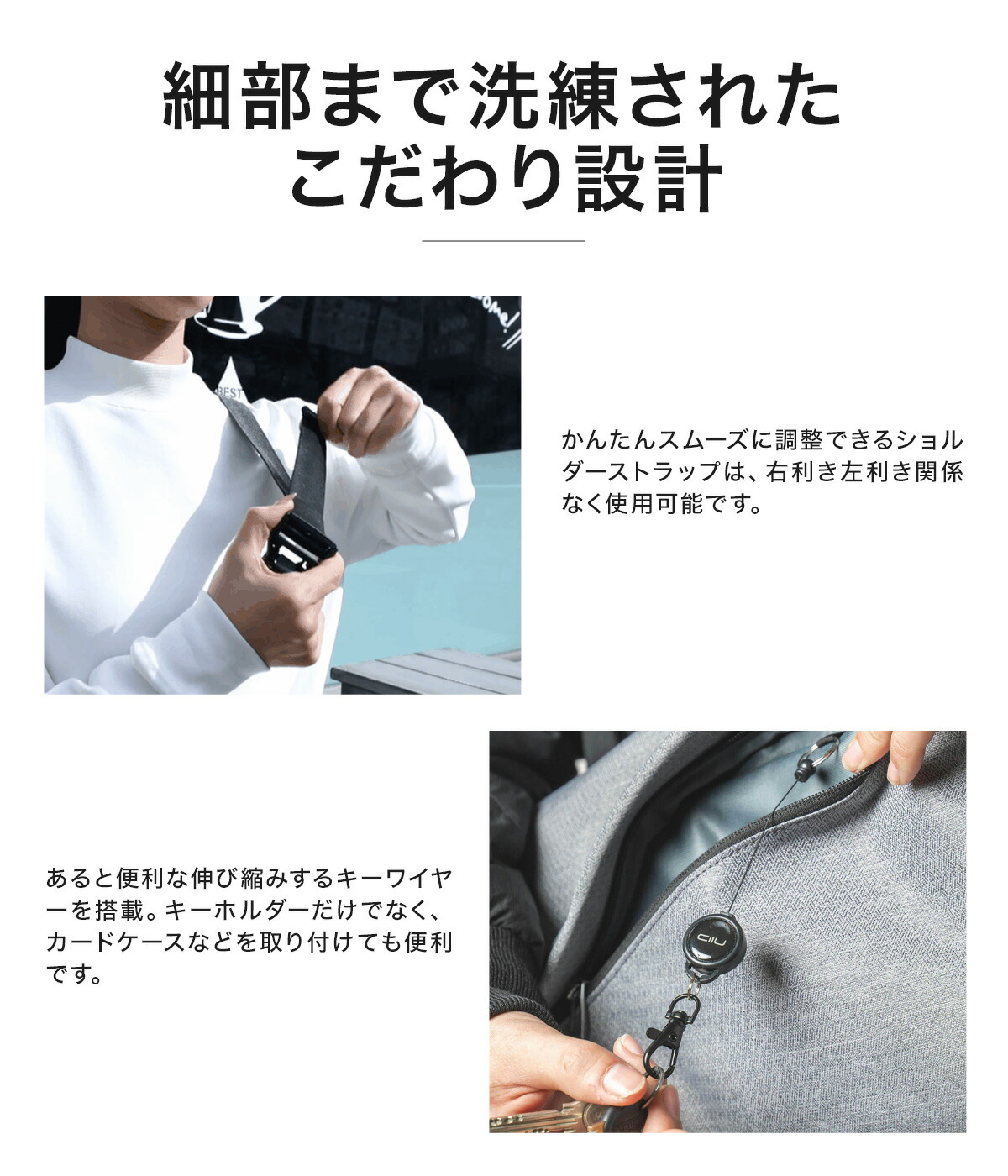 ニード ボディバッグ メンズ レディース R0 PLUS PRO NIID URBANATURE