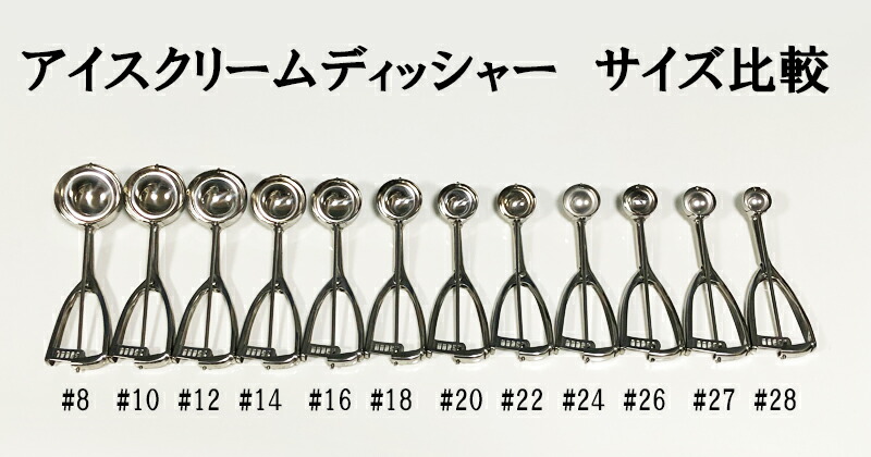 楽天市場】ユキワ YUKIWA 18-8 アイスクリーム ディッシャー ♯10