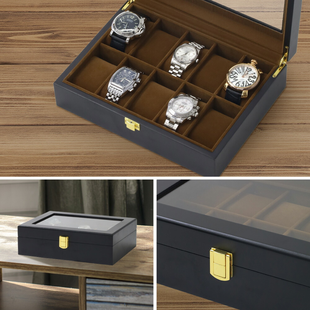 楽天市場】半額 ＆10％OFF≪1(日)0時～≫ 時計ケース 10本用