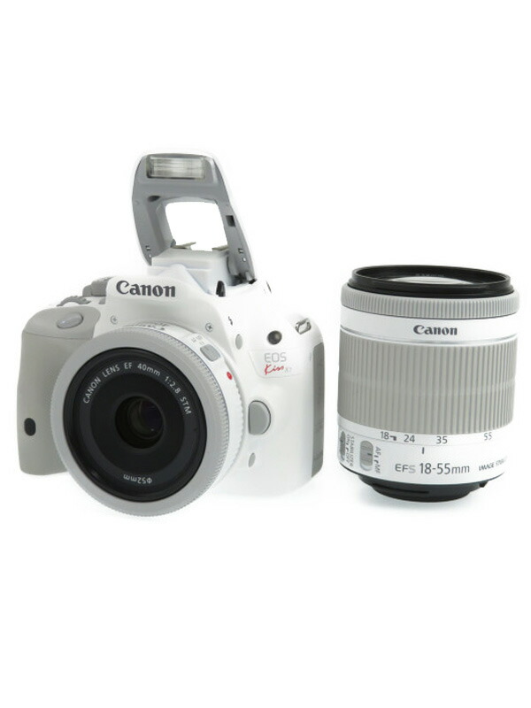 Canon】キヤノン『EOS Kiss X7 ダブルレンズキット2』KISSX7WH-WLK2