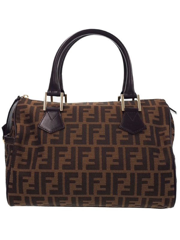 FENDI】フェンディ『ズッカ柄 ミニボストンバッグ』8BL104 レディース