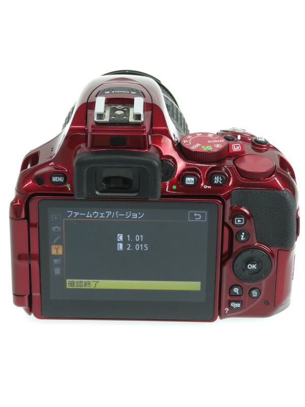 Nikon】ニコン『D5500 18-55 VR II レンズキット』レッド 2416万画素