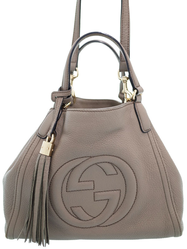 GUCCI】【SOHO】【フリンジ】グッチ『ソーホー ショルダーバッグ