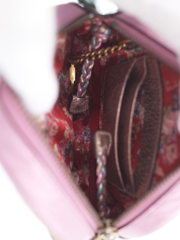GUCCI】グッチ『ラミネート キルティング レザー ミニショルダーバッグ