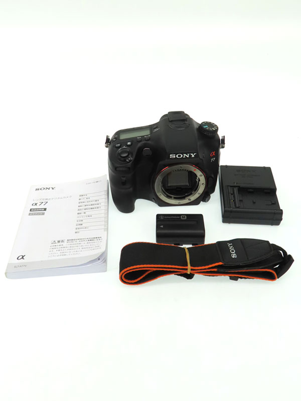 SONY】ソニー『α77ボディ』SLT-A77V 2430万画素 APS-C 透過ミラー A