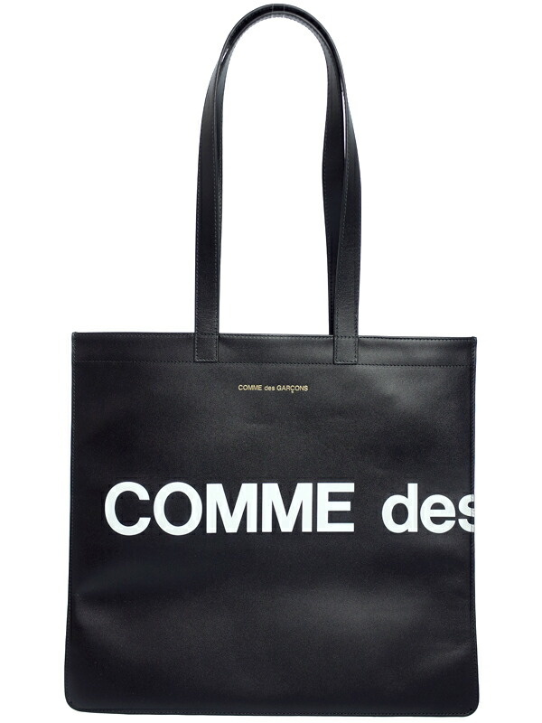 COMME des GARCONS】コムデギャルソン『ロゴプリント レザー トート