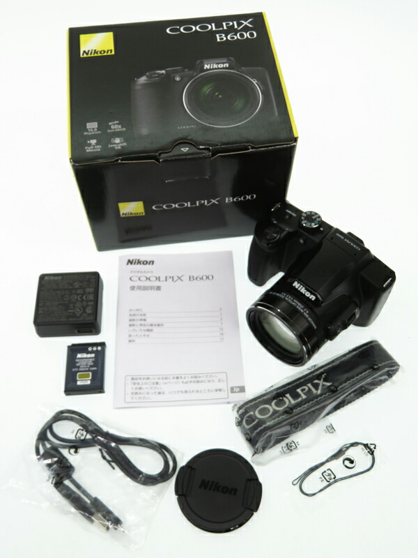 Nikon】ニコン『COOLPIX B600 ブラック』B600 2019年2月発売 1602万