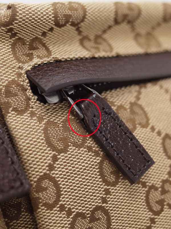 GUCCI】グッチ『GGキャンバス ウエストポーチ』28566 メンズ ボディ