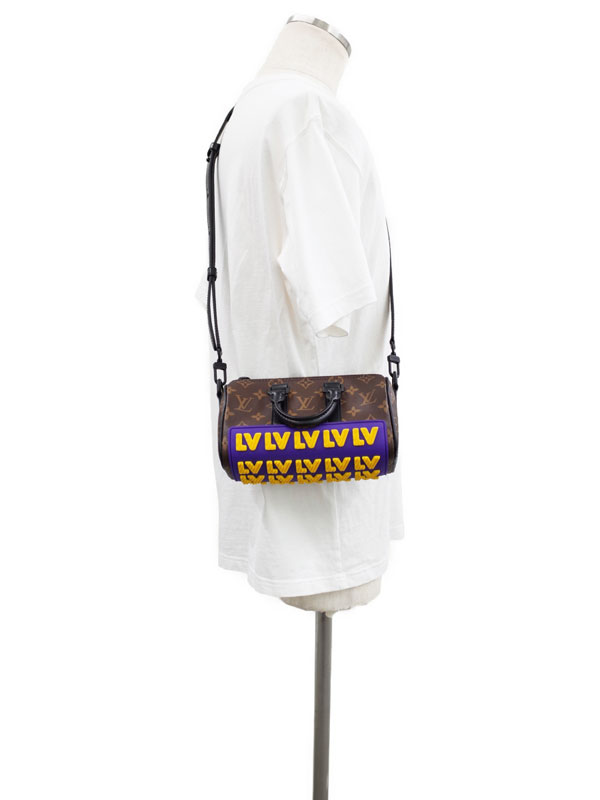 LOUIS VUITTON】ルイヴィトン『モノグラム LVラバー キーポルXS