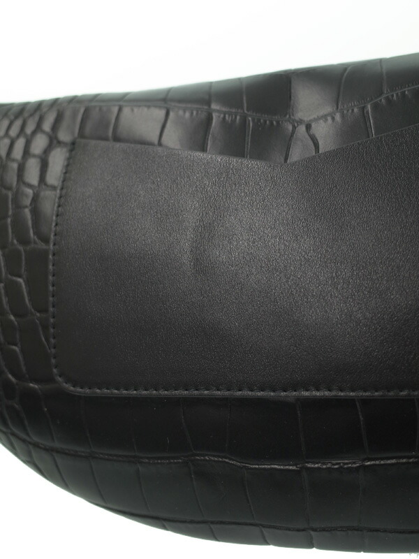 Jimmy Choo】ジミーチュウ『YORK クロコ エンボス加工 レザーベルト