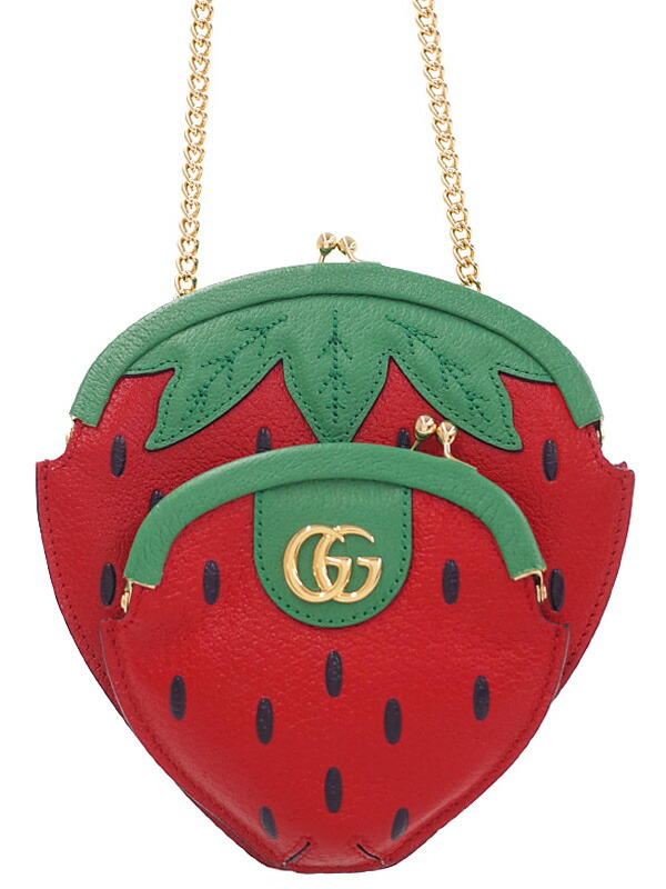 GUCCI】グッチ『いちご型ポシェット』719725 レディース 2WAYバッグ 1