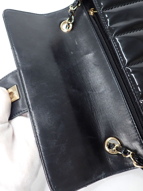 CHANEL】シャネル『チョコバー チェーンショルダーバッグ』レディース