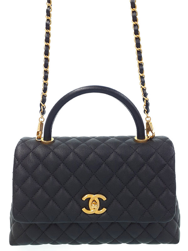 CHANEL】シャネル『マトラッセ トップハンドルフラップバッグ』A92991