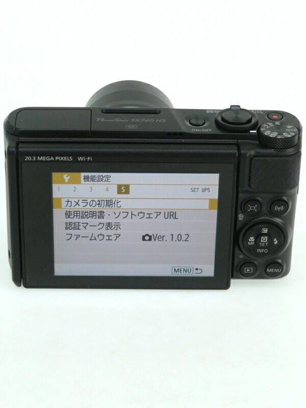 Canon】キヤノン『PowerShot SX740 HS ブラック』PSSX740HS(BK) 2018年