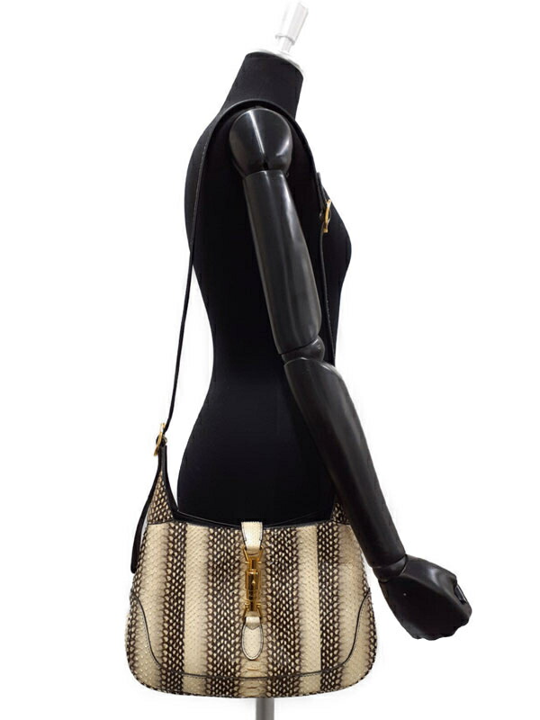 GUCCI】グッチ『ジャッキー1961 スモール パイソン バッグ』636706