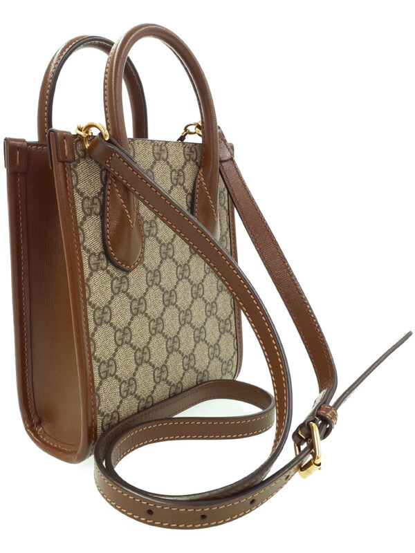 GUCCI】グッチ『インターロッキングG付 ミニトートバッグ』671623
