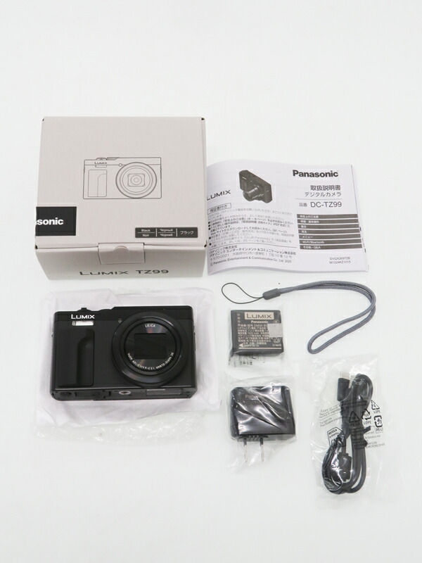 Panasonic】【訳あり未使用品】パナソニック『LUMIX TZ99 ブラック』DC