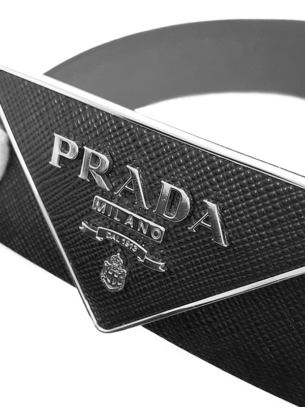 PRADA】プラダ『サフィアーノレザー ベルト size85/34』メンズ