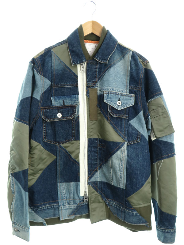 sacai】【Hank Willis Thomas Solid Mix Blouson】【日本製】サカイ