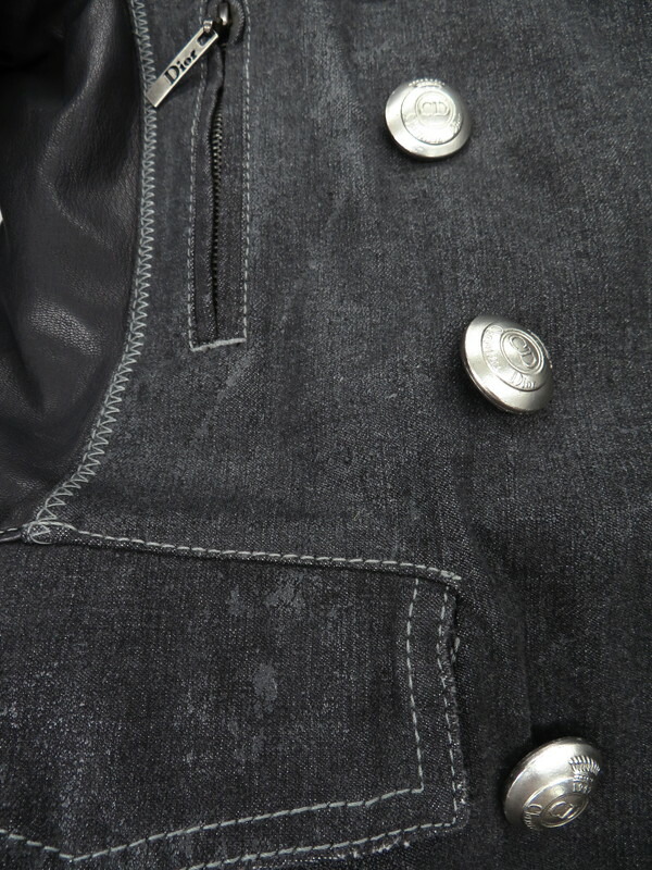 christian Dior】クリスチャンディオール『ガリアーノ期 レザー切替