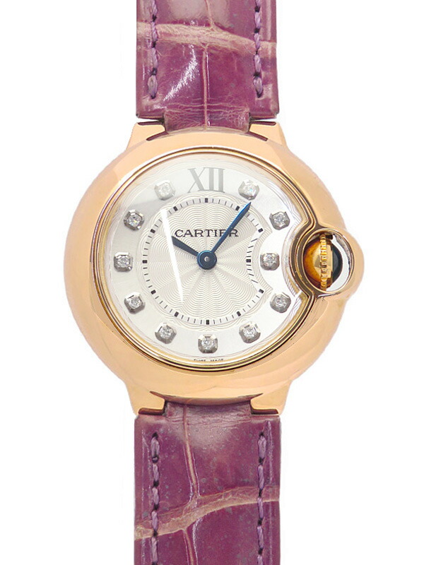 Cartier】カルティエ『バロンブルー 28mm 11Pダイヤ』WE902050