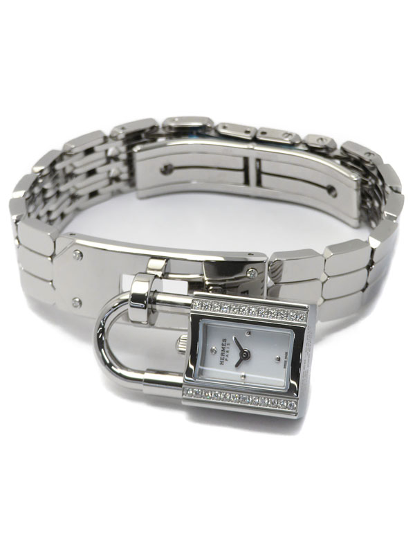 HERMES】エルメス『ケリーウォッチ ダイヤ』KE4.130.130 レディース