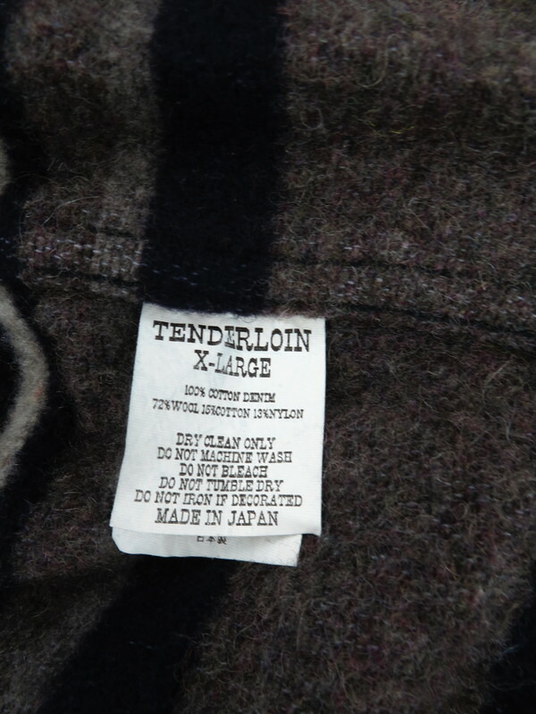 TENDERLOIN】テンダーロイン『DENIM BLANKET HOODED JACKET sizeX